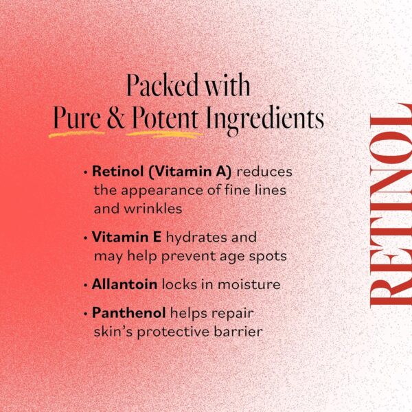 Derma E Anti-Wrinkle Renewal Skin Cream – Vitamin A Wrinkle Treatment Cream – Vegan Anti-Aging Moisturizer to Smooth & Renew Aging Skin, 4 oz