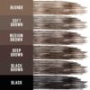 Maybelline Tattoo Studio Brow Styling Gel, Waterproof Eyebrow Make Up, Brow Tint for Up to 36HR Wear, Soft Brown, 1 Count