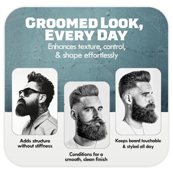 Reuzel Wood and Spice Beard Balm - All-In-One Treatment for a Fresh, Polished Beard - Conditioning, Sculpting, and Shaping Moisturizer with Shea Butter and Argan Oil - Woody Spice Fragrance