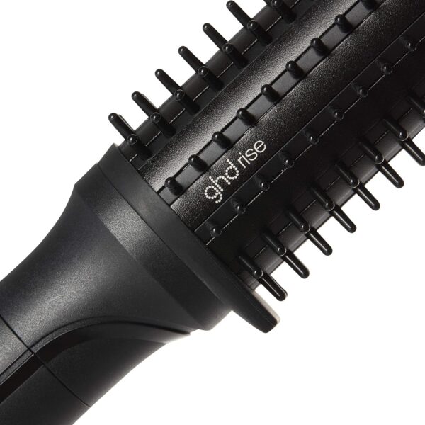 ghd Rise Volumizing Hot Hair Brush - Professional 1.25” Hot Brush for Dry Hair with Maximum Root Lift, 2x Volume, 365ºF Safe Styling Temperature Technology and Auto Sleep Mode - Black