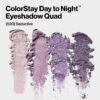 Revlon ColorStay Day to Night Eyeshadow Quad, Longwear Shadow Palette with Transitional Shades and Buttery Soft Feel, Crease & Smudge Proof, 530 Seductive, 0.16 Oz