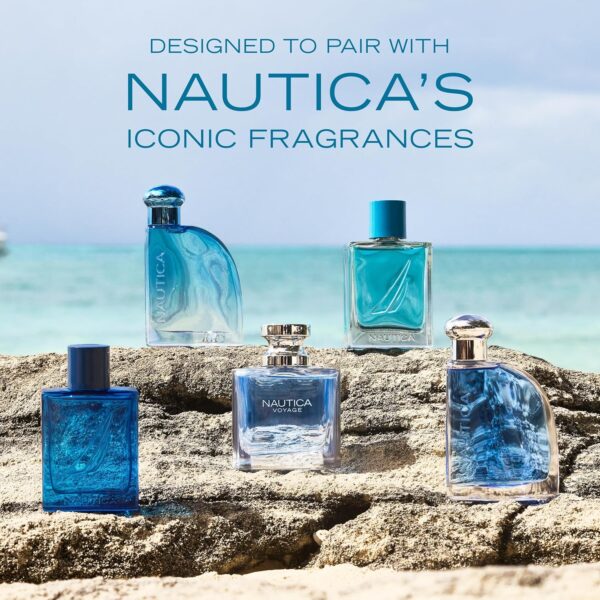 Nautica Grooming Shave Gel 3.3 fl oz (Pack of 1), Notes of Grapefruit, Lavender, and Wood, Men's Fragrance, Long Lasting, Everyday Fragrance, Travel Size