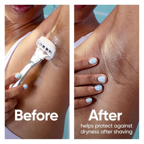 Venus MoistureGlide Women's Razor Blades, With Built-in Shave Gel Bars, 7 Razor Blade Refills