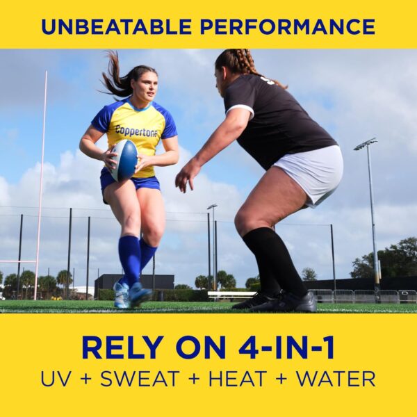 Coppertone Sport Sunscreen Stick SPF 40, Stick Sunscreen for Face and Body, Water Resistant, Travel Size, 1.5 Oz