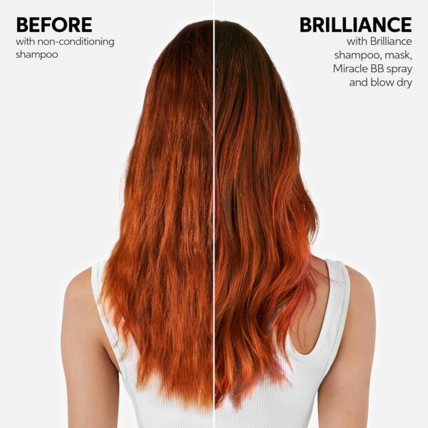 Wella Professionals Invigo Brilliance Hair Mask for Coarse Colored Hair| Conditioning Treatment| Color Vibrancy Mask