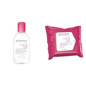 Bioderma - Makeup Remover - Sensibio H2O - Cleansing and Make-Up Removing - Skin Soothing - Makeup Wipes for Sensitive Skin