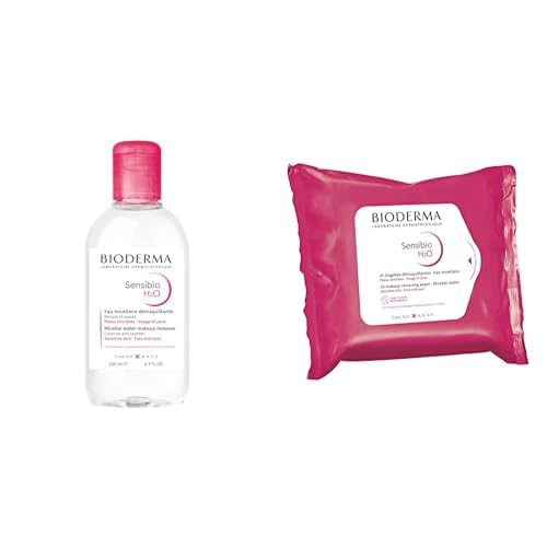 Bioderma - Makeup Remover - Sensibio H2O - Cleansing and Make-Up Removing - Skin Soothing - Makeup Wipes for Sensitive Skin
