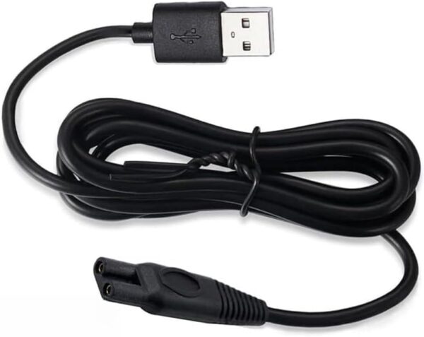 USB Charger Cord for Hatteker RSCW-2018 Trimmer & Electric Shaver Razor