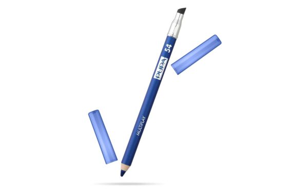 Pupa Milano Multiplay Eye Pencil - Creamy, Blendable Eyeliner With Smudge Tip - Create Long Wearing, Glamorous Intensity - Smooth, Lasting Color Liner For Waterline Or Lid - 54 Indigo Blue - 0.04 Oz