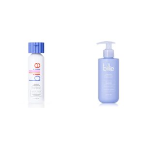 Billie Whipped Shave Cream - Lavender & Bergamot Scent - 6.5 fl oz & V Smooth - Shave Gel + Cleanser for Pubic Hair & Skin - pH-Balanced - Fragrance-Free