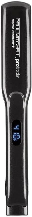Paul Mitchell Pro Tools Express Ion Smooth+ Ceramic Flat Iron, Adjustable Heat Settings for Smoothing + Straightening, 1.25"
