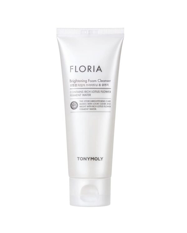 TONYMOLY Floria Brightening Foam Cleanser, 5.0 Fl Oz