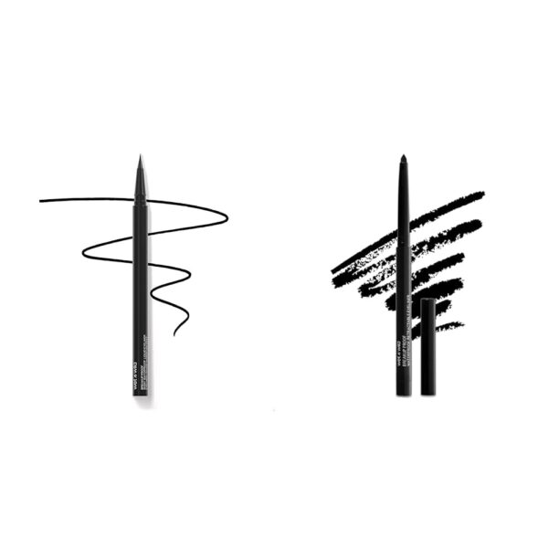 wet n wild Breakup Proof Liquid Eyeliner Bundle - Ultra-Fine Brush, Waterproof, 16-Hour Wear, Cruelty-Free & Vegan