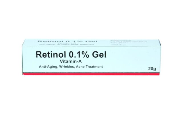 Indian Retinol Gel 0.1 Vitamin A - Natural Beauty Formula To Repairs Fine Lines & Wrinkles, Scar Treatment, Age and Sun Spots, Anti-Aging Formula, 40 Grams (Pack of 2, 20 Grams Each)