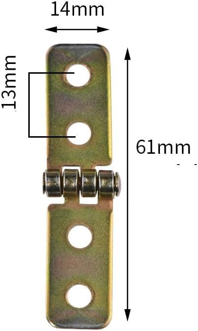 Strip Drawing Board Cupboard Door Iron Flat Hinge Wooden Box Folding Multifunctional(E)