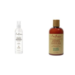 SheaMoisture Leave-In Hair Treatments with 100% Virgin Coconut Oil, Manuka Honey, and Mafura Oil, 8 Ounce