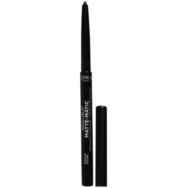 L'Oreal Paris Infallible Matte-Matic Mechanical Eyeliner, Ultra Black, 0.01 oz.