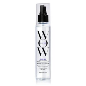 COLOR WOW Speed Dry Blow Dry Spray – Cut Blow Dry Time by 30% | Heat Protectant, Prevent Breakage | Cruelty-Free & Gluten-Free