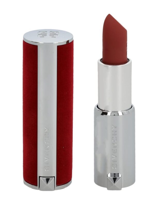 Givenchy Le Rouge Deep Velvet Matte Lipstick - 28 Rose Fume for Women - 0.12 oz Lipstick
