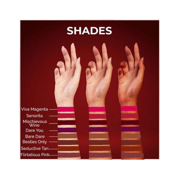 Take Me As I Am Vegan Matte Lipstick - Long Lasting Lipstick - Enriched with Vitamin E and Tea Tree Oil - 002 Mischievous Wine - 0.14 oz