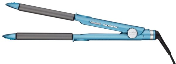 BaBylissPRO Nano Titanium Flat Iron Hair Straightener, 1" Curved Styler for Professional Salon Results and All Hair Types