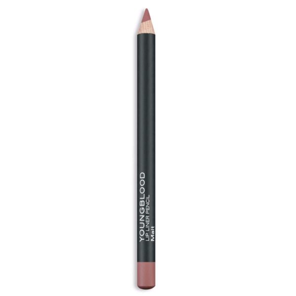 Youngblood Clean Luxury Cosmetics Lip Liner Pencil, Malt | Long Lasting Creamy Matte Lip Liner Pencil | Cruelty Free, Paraben Free, Gluten Free, Vegan