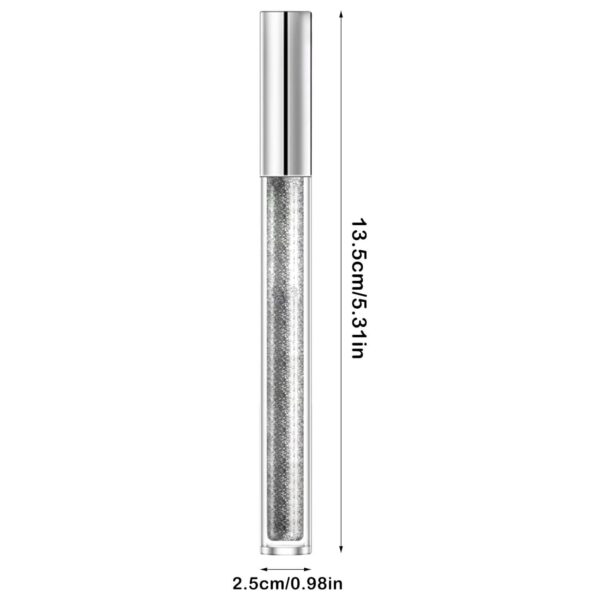 Glitter Sparkling Mascara - Long-Lasting, Thickening & Lengthening, Ideal for Weddings, Great for Asian Lashes(A, One Size)