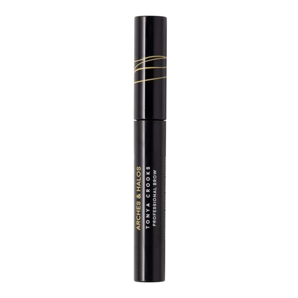 Arches and Halos Microfiber Tinted Brow Mousse - Richly Pigmented Eyebrow Shaper - Water Resistant Filler Pen - Vegan - Charcoal - 0.11 oz