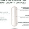 Primal Harvest Hair Growth Vitamins, Hair Growth for Women & Men - 60 Hair Growth Pills, Natural Hair Thickening Products for w/Biotin & Zinc - Hair Supplement, Regrowth Hair Vitamins