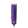Andis 24820 EasyClip Professional-Animal 7-Piece Detachable Ceramic Blade Clipper Kit, Frustration Free Packaging, Corded Electric, Purple