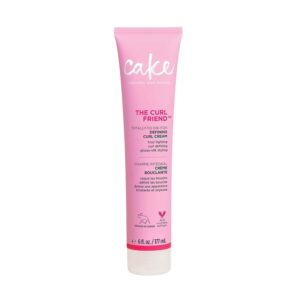 Cake Beauty Curl Defining Cream, The Curl Friend - Moisturizes and Defines Curls – For Frizz Control & Detangling - Avocado Oil, Soybean Oil & Shea Butter – For Curly Hair- 6 Fl Oz / 177 mL