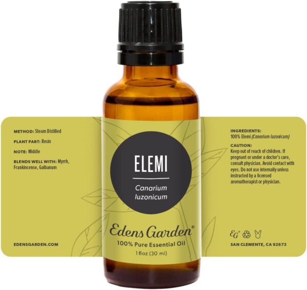 Edens Garden Elemi Essential Oil- 100% Pure Premium Grade, Undiluted, Natural, Therapeutic, Aromatherapy, The Best for Diffuser, Skin, Face, Hair 30 ml (1 fl oz)
