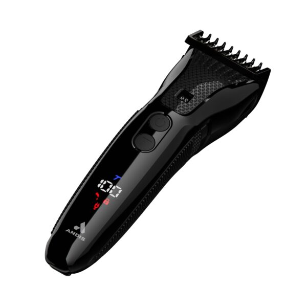 Andis Explorer Waterproof Beard & Body Trimmer: Precision Cutting, Advanced Features, and Long-Lasting Power, Lithium Ion Battery, 4 Function Display, Ceramic Cutter, Turbo Mode, Black, 562066