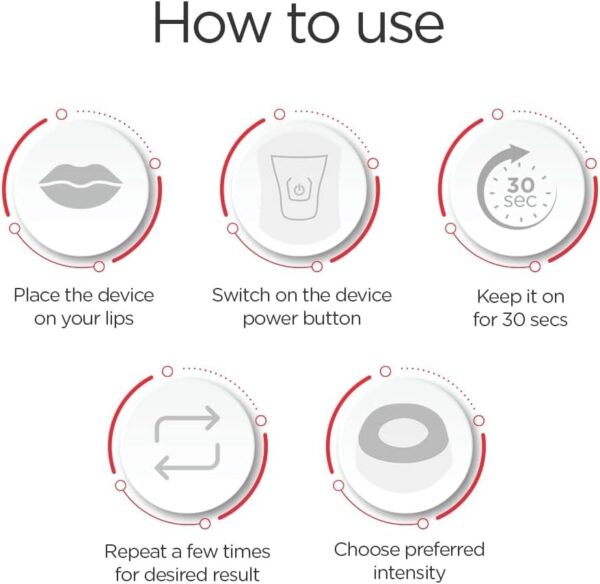 Lip Plumping Essential | Pro-Lips Lip Plumper Device | Lip Plumping Drops | Pouty Pink | Smart, Safe & Effective Solution - Enlarger Fuller Thicker Lip