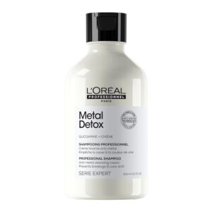 L'Oréal Professionnel Paris Metal Detox Shampoo - Sulfate-Free Anti-Breakage Shampoo For Damaged or Color-Treated Hair, Detoxifies, Prevents Damage & Prolongs Hair Color
