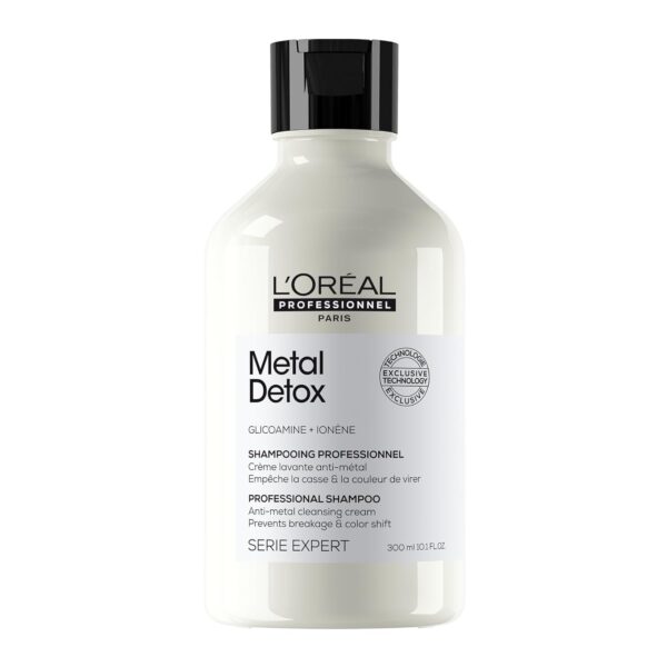 L'Oréal Professionnel Paris Metal Detox Shampoo - Sulfate-Free Anti-Breakage Shampoo For Damaged or Color-Treated Hair, Detoxifies, Prevents Damage & Prolongs Hair Color