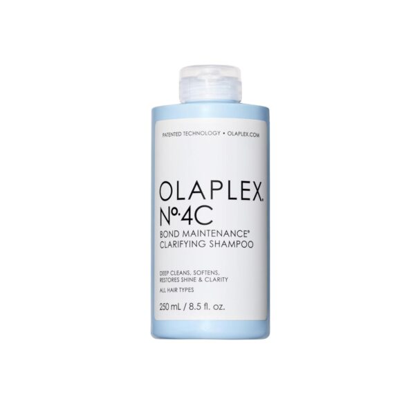 Olaplex No. 4C Bond Maintenance Clarifying Shampoo, Deep Cleans, Softens, Restores Shine, & Clarity, For All Hair Types Experiencing Product Buildup or Excess Oil, 8.5 fl oz