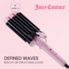 Juicy Couture - Triple Barrel Hair Waver, Long -Lasting Waves Style (Pink)