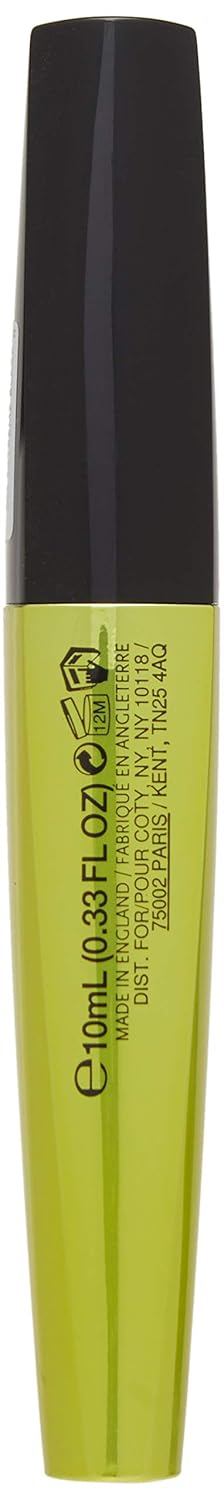 Rimmel London Lash Accelerator Endless Volume Mascara, Micro-Fiber Formula, No Clumps, Grow-Lash Complex, 003, Extreme Black, 0.33 oz