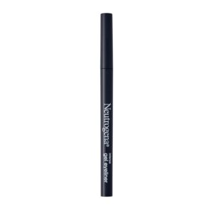 Neutrogena Intense Gel Eyeliner with Antioxidant Vitamin E, Smudge- & Water-Resistant Eyeliner Makeup for Precision Application, Smokey Gray, 0.004 oz