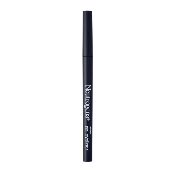 Neutrogena Intense Gel Eyeliner with Antioxidant Vitamin E, Smudge- & Water-Resistant Eyeliner Makeup for Precision Application, Smokey Gray, 0.004 oz
