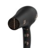 Andis 80750 1875-Watt Tourmaline Ceramic Ionic Salon Hair Dryer with Diffuser, Fast Dry Low Noise Blow Dryer, Travel Hairdryer for Normal & Curly Hair, Soft Grip, Black
