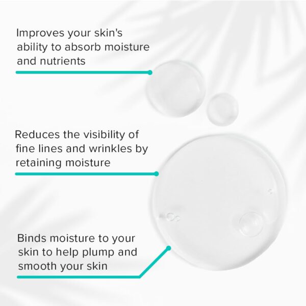 ClarityRx Daily Dose of Water Hyaluronic Acid Serum for Face, Daily Anti Aging Hydrating Serum Treatment for Dry, Dull Skin, Natural & Plant Based