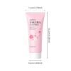FEESHOW Daily Facial Cleanser Cherry Blossom 150g Gentle Face Wash for Women Girls Hydrating Moisturizing Sakura Foam Cream Soft Skin Deep Cleanse Pink One Size