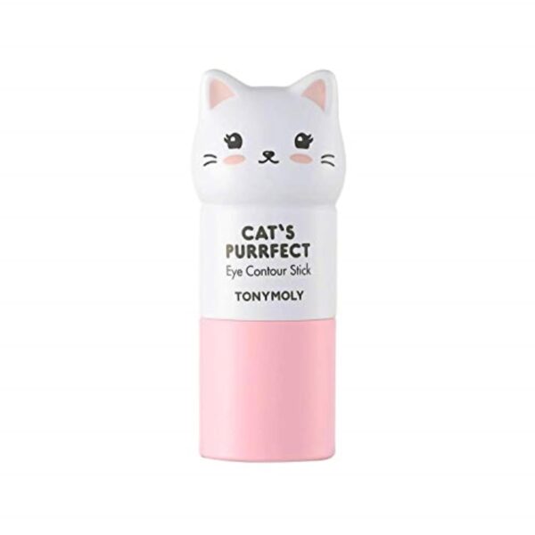 TONYMOLY Cat's Purrfect Eye Contour Stick, Under Eye Primer Stick, Illuminates Tired Puffy Skin, 9 g