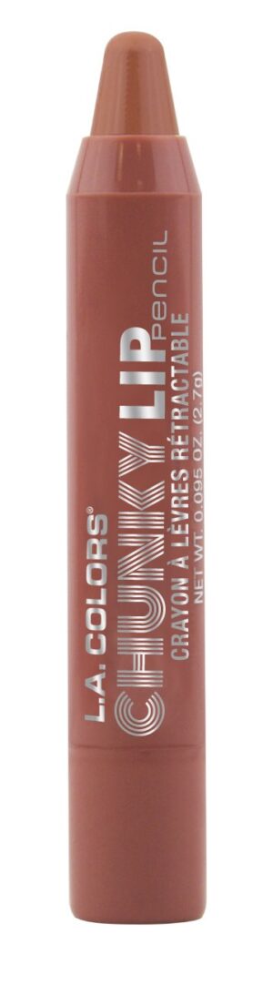 L.A. COLORS Chunky Lip Pencil, Warm Caramel, 0.04 Ounce