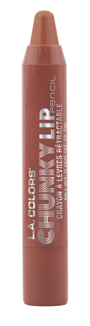 L.A. COLORS Chunky Lip Pencil, Warm Caramel, 0.04 Ounce