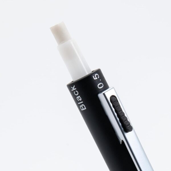 Monteverde USA Quadro 4-in-1 Multifunction Pen - Black Finish - Three Ballpoint Colors & Mechanical Pencil - Durable Brass Barrel with Knurled Grip - Portable & Refillable