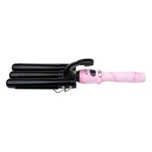 Aria Beauty The Waver - Hair Waver Tool for Beachy Boho and 90’s Hollywood Glam Waves - Suitable for All Hair Types - Pink Marble - 1 pc