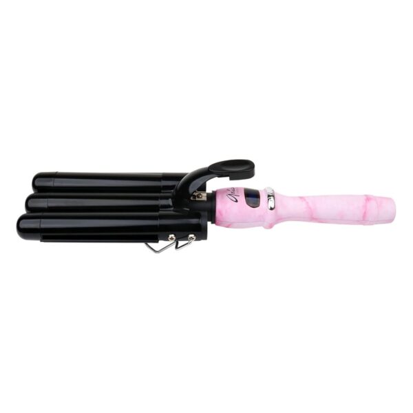 Aria Beauty The Waver - Hair Waver Tool for Beachy Boho and 90’s Hollywood Glam Waves - Suitable for All Hair Types - Pink Marble - 1 pc